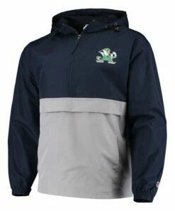 Best Sale π Champion Notre Dame Fighting Irish Color Block Packable Hoodie - Men π