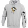 New 🌟 Champion Pittsburgh Penguins Reverse Weave Hoodie - Men 🤩