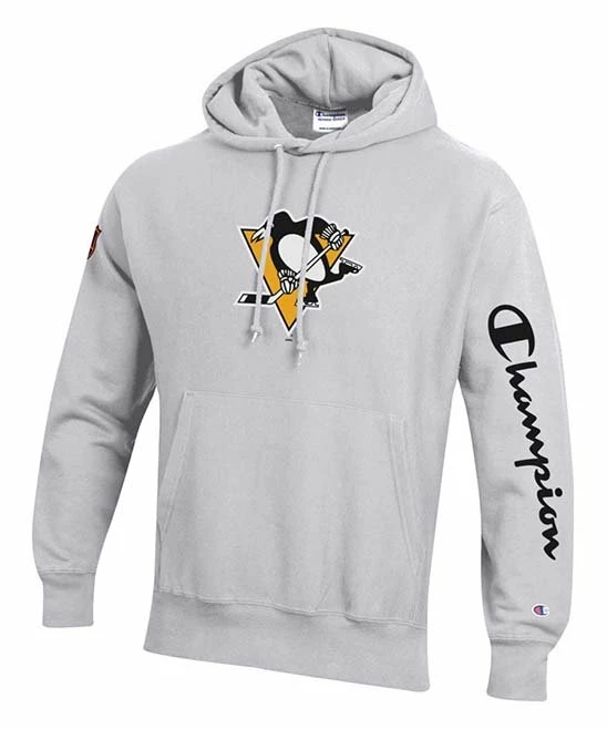 New π Champion Pittsburgh Penguins Reverse Weave Hoodie - Men π€© 1 New π Champion Pittsburgh Penguins Reverse Weave Hoodie - Men π€©