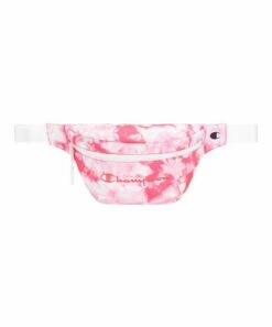 Coupon 😉 Champion Pink & White Tie-Dye Varsity Belt Bag 💯