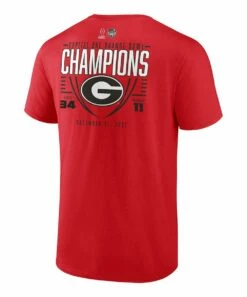 Cheap ❤️ Fanatics Georgia Bulldogs College Football Champions Score Crewneck Tee - Men ⭐ -Champion Sales zu102991297 alt 3 tm1645561333