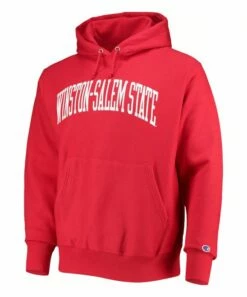 Deals 🔔 Champion Winston-Salem State Rams Tall Arch Reverse Weave Hoodie - Men 🔥