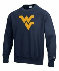 Best Pirce 😉 Champion West Virginia Mountaineers Vault Logo Reverse Weave Sweatshirt - Men 💯