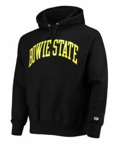 Budget π Champion Bowie State Bulldogs Tall Arch Reverse Weave Hoodie - Men β€οΈ