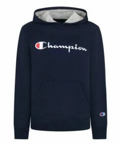 Best reviews of ⭐ Champion Navy Embroidered Script Hoodie - Boys ⭐
