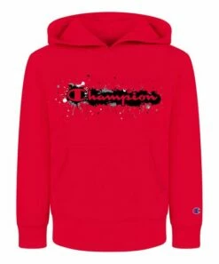 Flash Sale 🌟 Champion New Ripe Red 'Champion' Cutout Fleece Hoodie - Boys ⌛