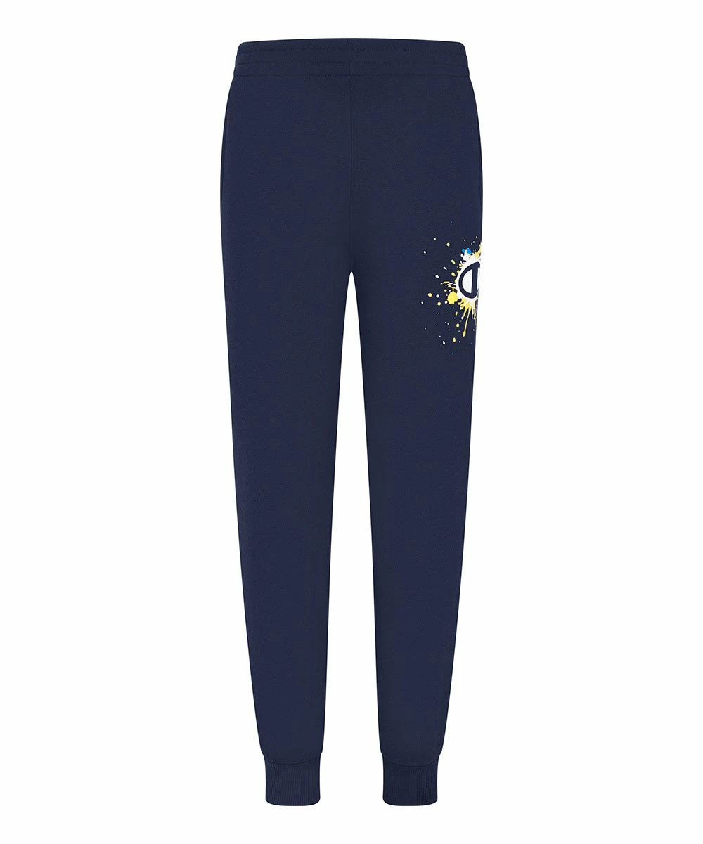 Buy π₯ Champion Navy & White Paint Splatter Logo Joggers - Boys π 1 Buy π₯ Champion Navy & White Paint Splatter Logo Joggers - Boys π
