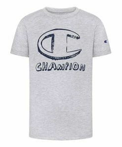 Wholesale 💯 Champion Oxford Heather Hand-Drawn C Script Tee - Boys 😉