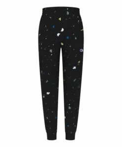 Budget 👍 Champion Black & Blue Paint Splatter Joggers - Boys 🧨