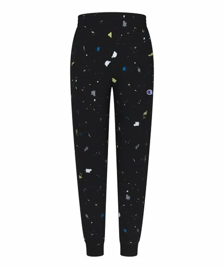Budget π Champion Black & Blue Paint Splatter Joggers - Boys 𧨠1 Budget π Champion Black & Blue Paint Splatter Joggers - Boys π§¨