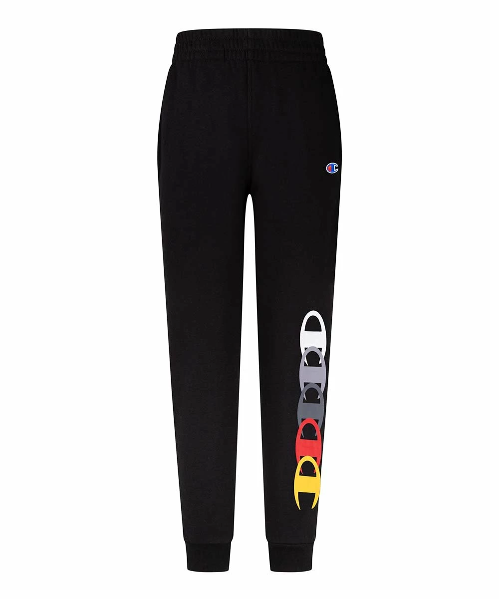 Deals β€οΈ Champion Black Multicolor C Rings Fleece Jogger - Boys π 1 Deals β€οΈ Champion Black Multicolor C Rings Fleece Jogger - Boys π