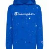 Flash Sale ✔️ Champion Bozetto Blue 'Champion' Splatter Fleece Hoodie - Boys 🌟