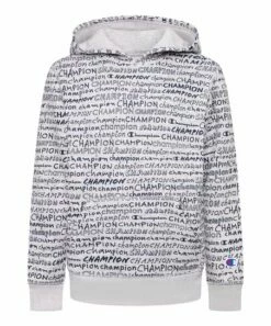 Cheap 👍 Champion Oxford Heather Hand-Drawn All-Over Print Fleece Hoodie - Boys ⌛
