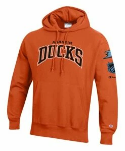 Wholesale 🧨 Champion Anaheim Ducks O&B Capsule II Hoodie - Men 🎁