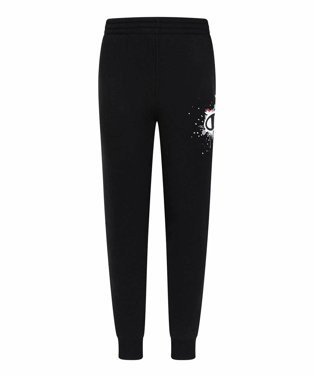 Deals π Champion Black Paint Splatter Fleece Joggers - Boys π 1 Deals π Champion Black Paint Splatter Fleece Joggers - Boys π