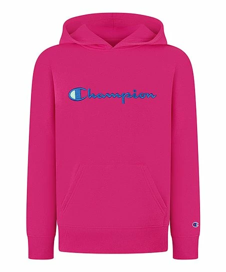 Cheap π Champion Wow Pink Classic Script Fleece Hoodie - π§ Girls π 1 Cheap π Champion Wow Pink Classic Script Fleece Hoodie - π§ Girls π