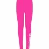 Best Pirce 🤩 Champion Wow Pink 'Champion' Signature Script Leggings - 👧 Girls 🥰