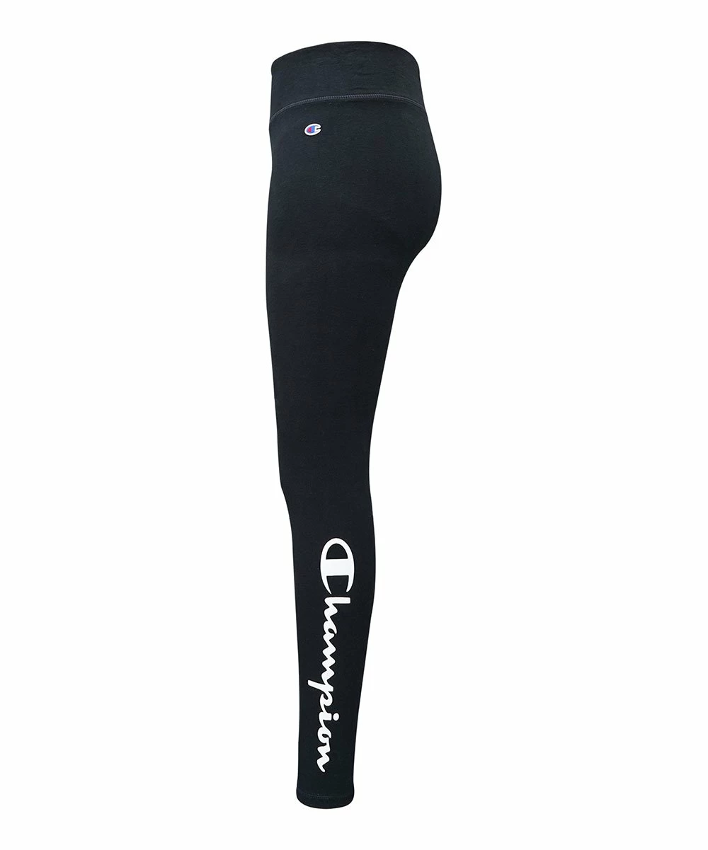 Flash Sale π Champion Black & White Signature Script Logo Leggings - π§ Girls β 2 Flash Sale π Champion Black & White Signature Script Logo Leggings - π§ Girls β - Image 2