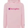 Coupon 🤩 Champion Light Pink 'Champion' Script Fleece Hoodie - 👧 Girls ❤️