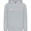 Flash Sale 🎉 Champion Oxford Heather 'Champion' Script Fleece Hoodie - 👧 Girls 🌟