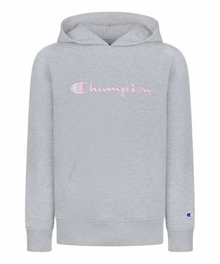 Flash Sale π Champion Oxford Heather 'Champion' Script Fleece Hoodie - π§ Girls π 1 Flash Sale π Champion Oxford Heather 'Champion' Script Fleece Hoodie - π§ Girls π
