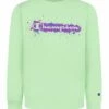 Best Pirce 👍 Champion Mint Champion Paint Splatter Crewneck Sweatshirt - 👧 Girls 😀