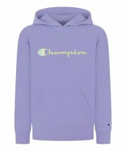 Wholesale 🛒 Champion Enchanted Lilac 'Champion' Script Fleece Hoodie - 👧 Girls 😉