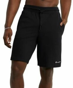 Cheapest ⌛ Champion Black 9'' Middleweight Jersey Shorts - Men ✨