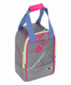 New 😍 Champion Gray & Blue Logo Youthquake Lunch Bag 🤩 -Champion Sales zu106232145 alt 2 tm1654868554