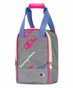 New 😍 Champion Gray & Blue Logo Youthquake Lunch Bag 🤩