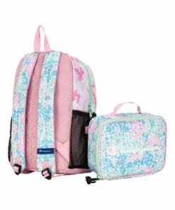 New 💯 Champion Blue & Pink Tie-Dye Floral Logo 🎒 Backpack & Lunch Bag ✨ -Champion Sales zu106240850 alt 3 tm1654868554