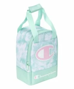 Outlet 🧨 Champion Blue & Pink Tie-Dye Logo Youthquake Lunch Bag 💯 -Champion Sales zu106240856 alt 2 tm1654868554