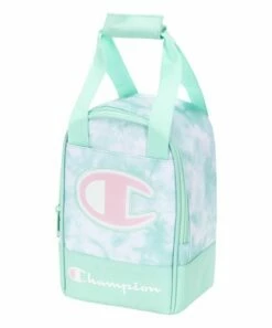 Outlet 🧨 Champion Blue & Pink Tie-Dye Logo Youthquake Lunch Bag 💯
