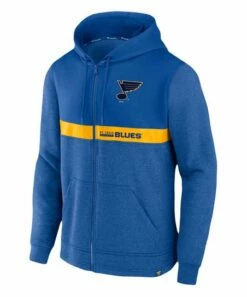 Buy 🌟 Fanatics St. Louis Blues Iconic Ultimate Champion Zip-Up Hoodie - Men 🧨