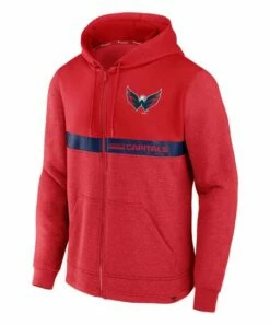 Cheapest 🎁 Fanatics Washington Capitals Iconic Ultimate Champion Zip-Up Hoodie - Men 🔔