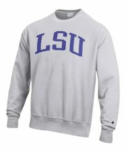 Wholesale 🤩 Champion LSU Tigers Reverse-Weave Fleece Crewneck Sweatshirt - Big & Tall 🤩