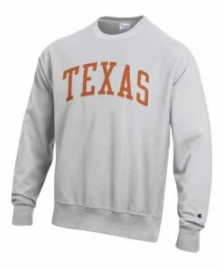 New 🎁 Champion Texas Longhorns Reverse-Weave Fleece Crewneck Sweatshirt - Big & Tall 🔥