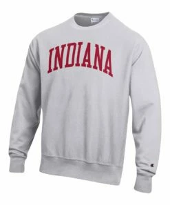 Promo 👍 Champion Indiana Hoosiers Reverse-Weave Fleece Crewneck Sweatshirt - Big & Tall 🔥
