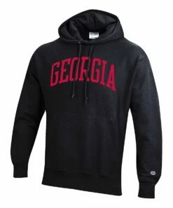 Promo ⌛ Champion Georgia Bulldogs Reverse-Weave Fleece Hoodie - Tall 😍