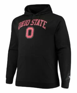 Coupon ❤️ Champion Ohio State Buckeyes Arch Over Logo Power-Blend Hoodie - Big & Tall 🔥