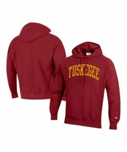 Outlet 🎁 Champion Tuskegee Golden Tigers Tall Arch Pullover Hoodie - Men ⭐ -Champion Sales zu107633059 alt 2 tm1665671571