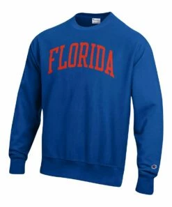 Best Sale 😍 Champion Florida Gators Reverse-Weave Fleece Crewneck Sweatshirt - Big & Tall ⭐