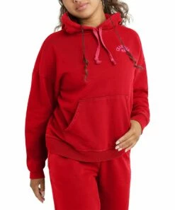 Deals 💯 Champion New Ripe Red Powerblend Vintage Wash Hoodie - 👩 Women 🥰