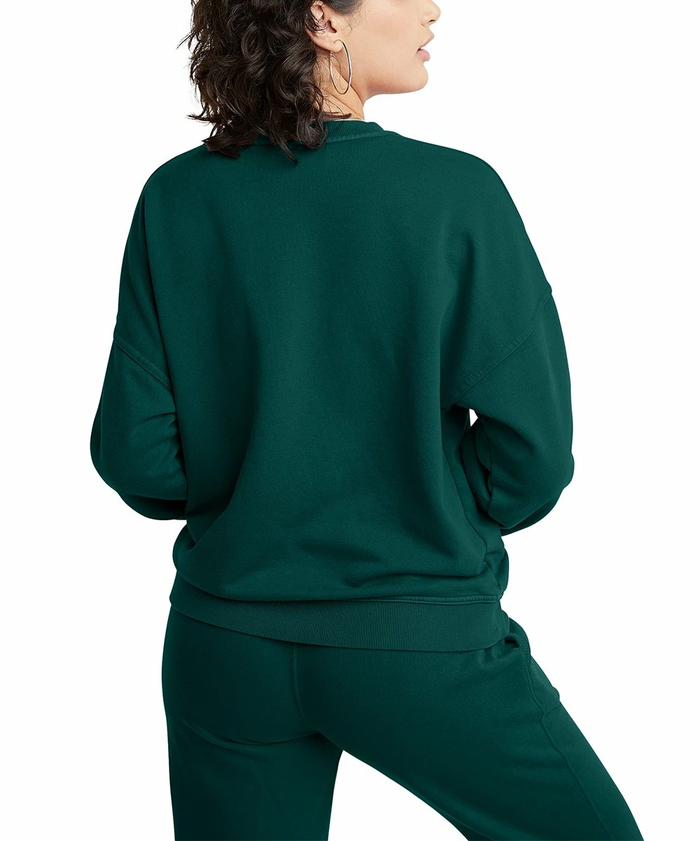 Flash Sale π Champion Forest Peak Green Powerblend Vintage Wash Crewneck Sweatshirt - π© Women π 2 Flash Sale π Champion Forest Peak Green Powerblend Vintage Wash Crewneck Sweatshirt - π© Women π - Image 2
