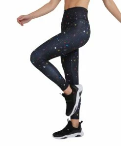 Cheap 🎁 Champion Black Paint Spatter Absolute Eco Leggings - 👩 Women 😍 -Champion Sales zu108148761 alt 2 tm1667917447