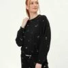 Flash Sale ❤️ Champion C The Stars Black Drawstring Pullover - 👩 Women 🎁
