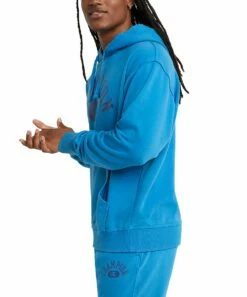 Outlet 🤩 Champion Blue Jay Solar Wash Logo Varsity Hoodie - Men 🎉 -Champion Sales zu108150196 alt 2 tm1666980775