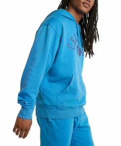 Outlet 🤩 Champion Blue Jay Solar Wash Logo Varsity Hoodie - Men 🎉 -Champion Sales zu108150196 alt 3 tm1666980775
