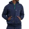 Discount 🎁 Champion Athletic Navy Paint Splatter Global Explorer French Terry Hoodie - Men 😍