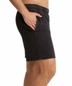 Promo 🔥 Champion Black Solar Wash 7'' Varsity Athletic Shorts - Men 🧨 -Champion Sales zu108150411 alt 1 tm1662148862